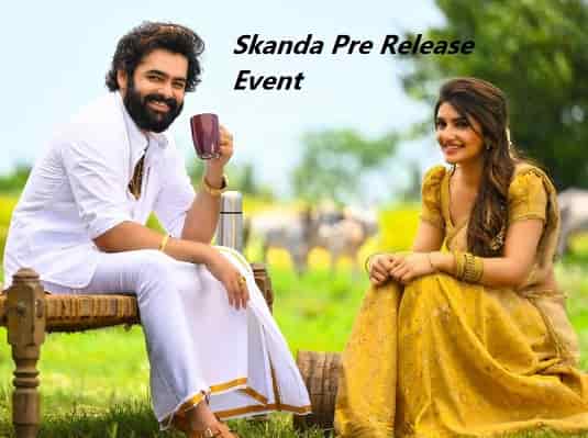 Skanda Pre Release Event Date, 26th August 2023 Tickets Booking Price