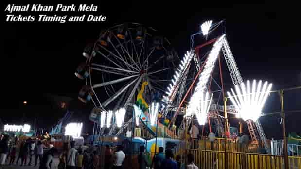 Ajmal Khan Park Mela 2023 Tickets Price | Ticket Booking Online