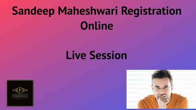 www.sandeepmaheshwari.com Registration Online, Show Booking & Contact Mobile Number