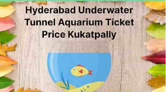 Hyderabad Underwater Tunnel Aquarium Ticket Price Kukatpally 2023, Ticket Booking, Timing, Location