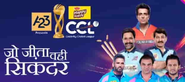 CCL Tickets Booking Online 2023 Raipur, Celebrity Cricket League Tickets Price & Schedule