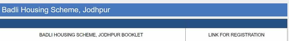 (Apply Online) Jodhpur Badli Housing Scheme 2023 Application Form, Registration at urban.rajasthan.gov.in